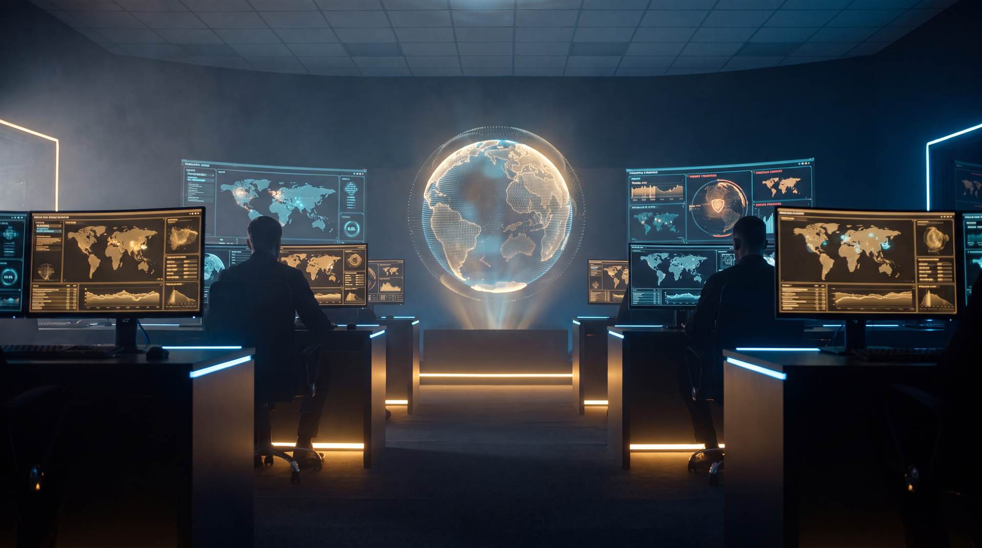 Sovereign security operations centre monitoring global threats in real time